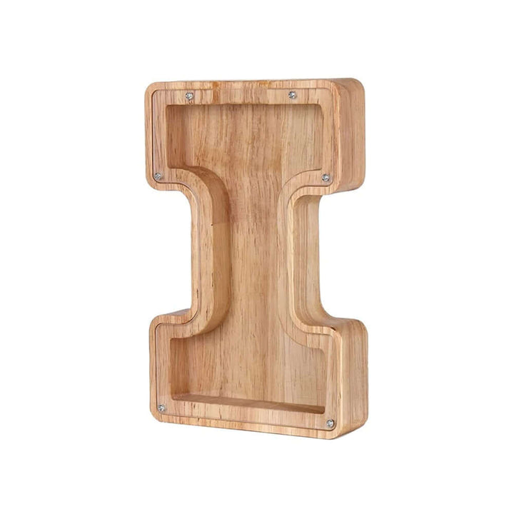 Holz Alphabet Sparschwein Buchstaben Spardose