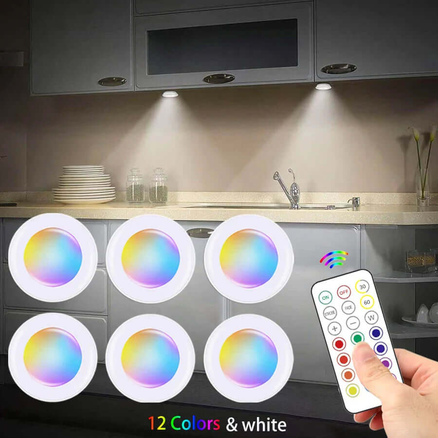 Veilleuse LED pour armoire avec télécommande