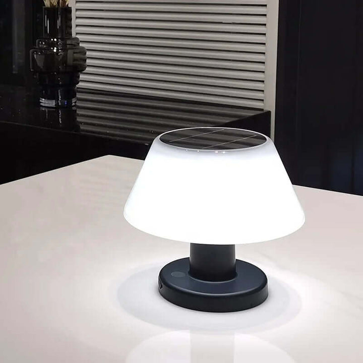 Solar-Tischlampe - wiederaufladbar
