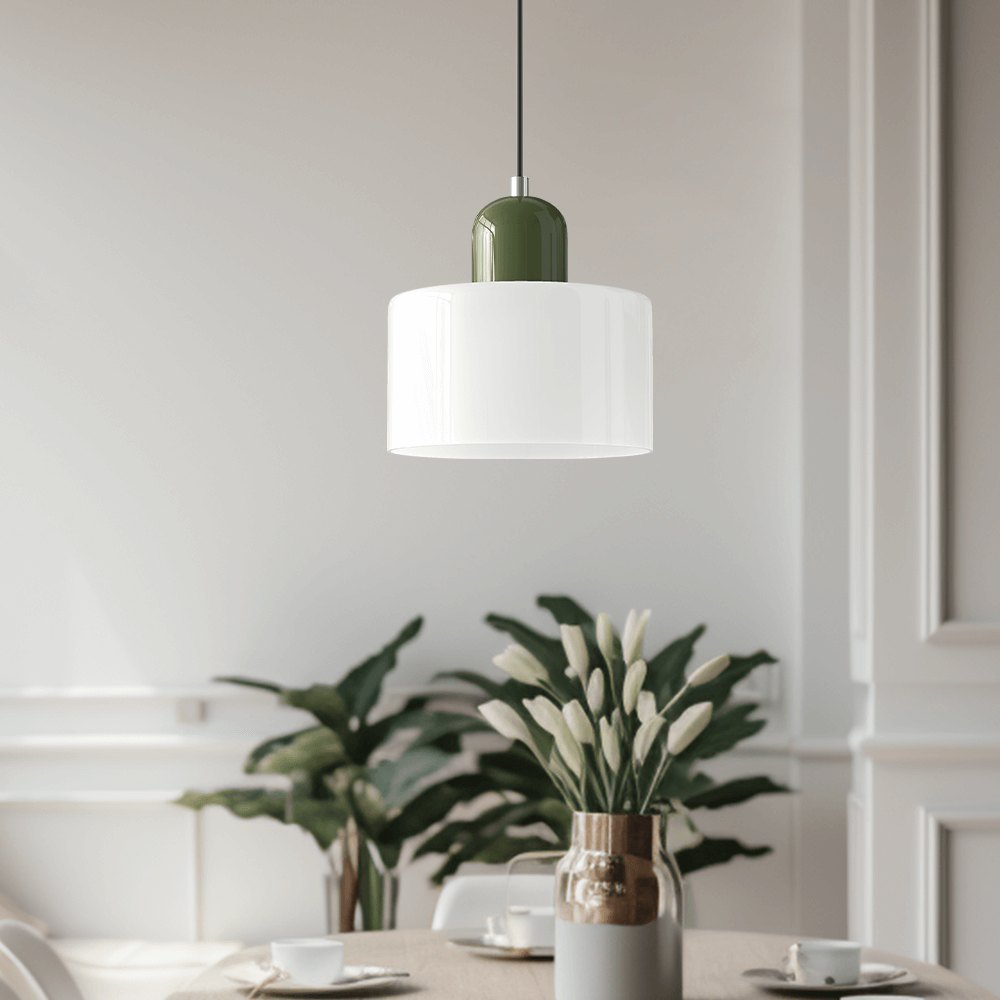 Bauhaus Glaspendelleuchte Modern