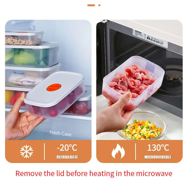 Frischhaltedosen mit Timerdeckel - Ideal für Mahlzeiten