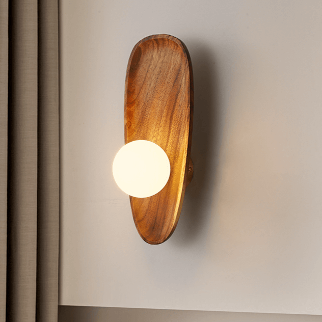 Holz Wandleuchte Modern Design Beleuchtung