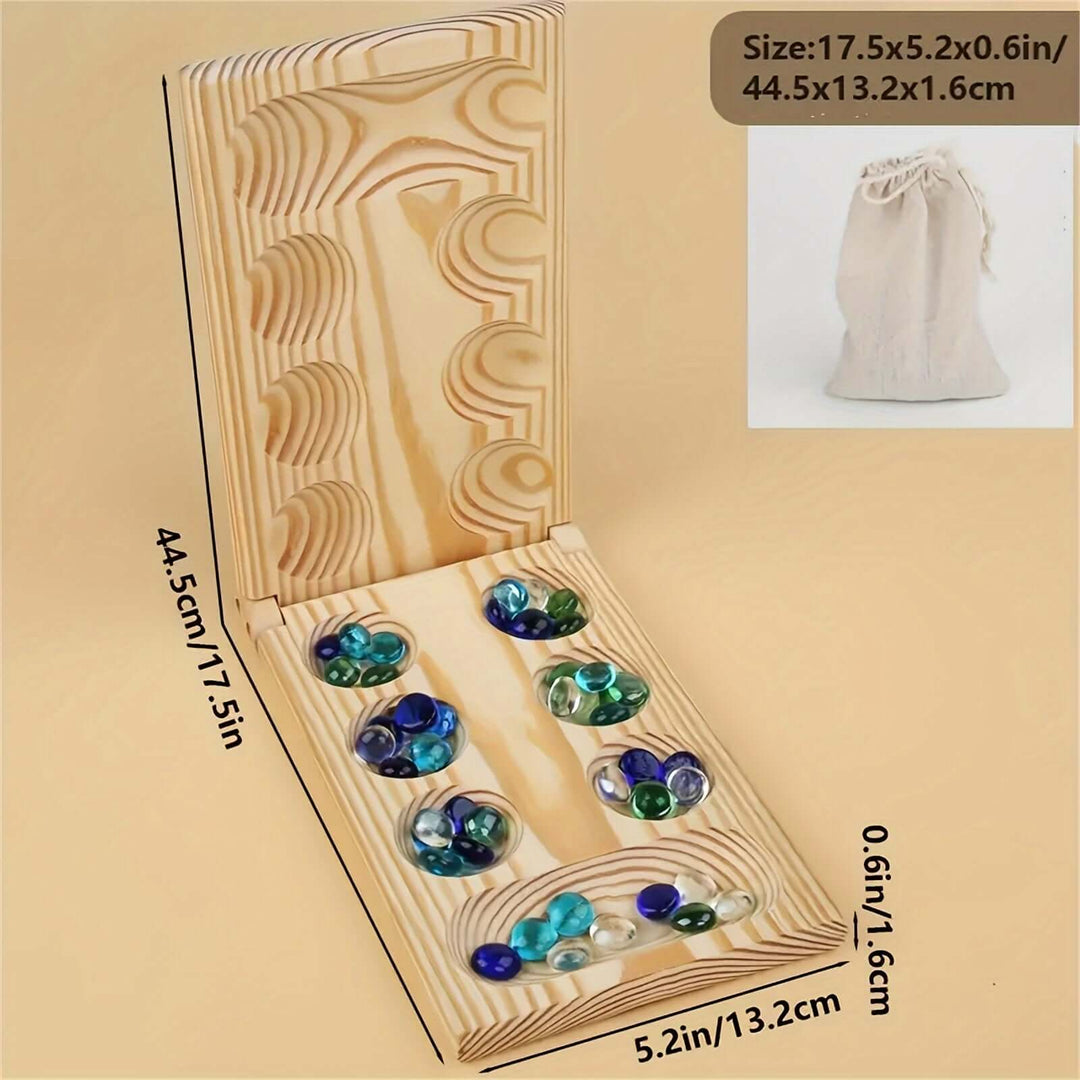 Klappbares Mancala-Spiel - Strategisches Brettspiel