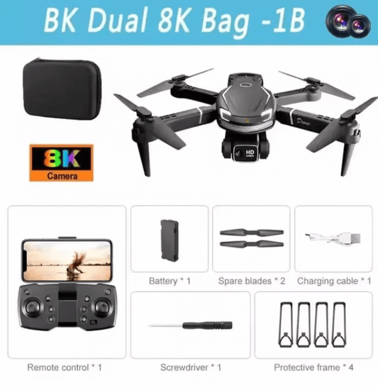 Drone compact avec caméra 8K et GPS