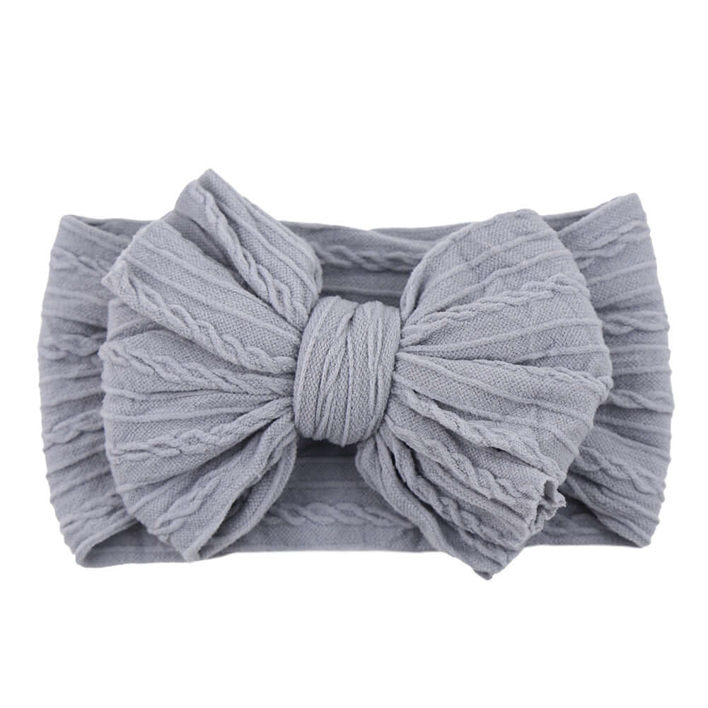 Bandeau en nylon pour enfants avec nœud - élastique et polyvalent
