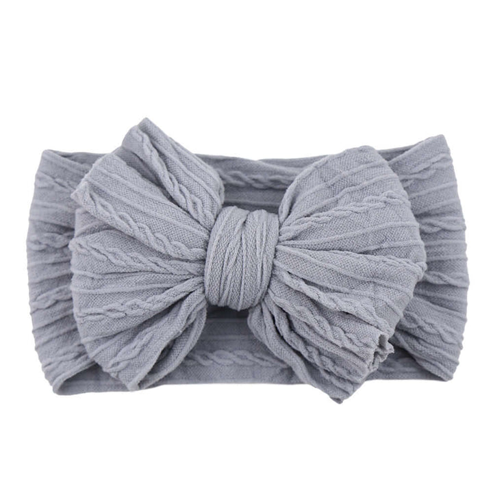 Bandeau en nylon pour enfants avec nœud - élastique et polyvalent