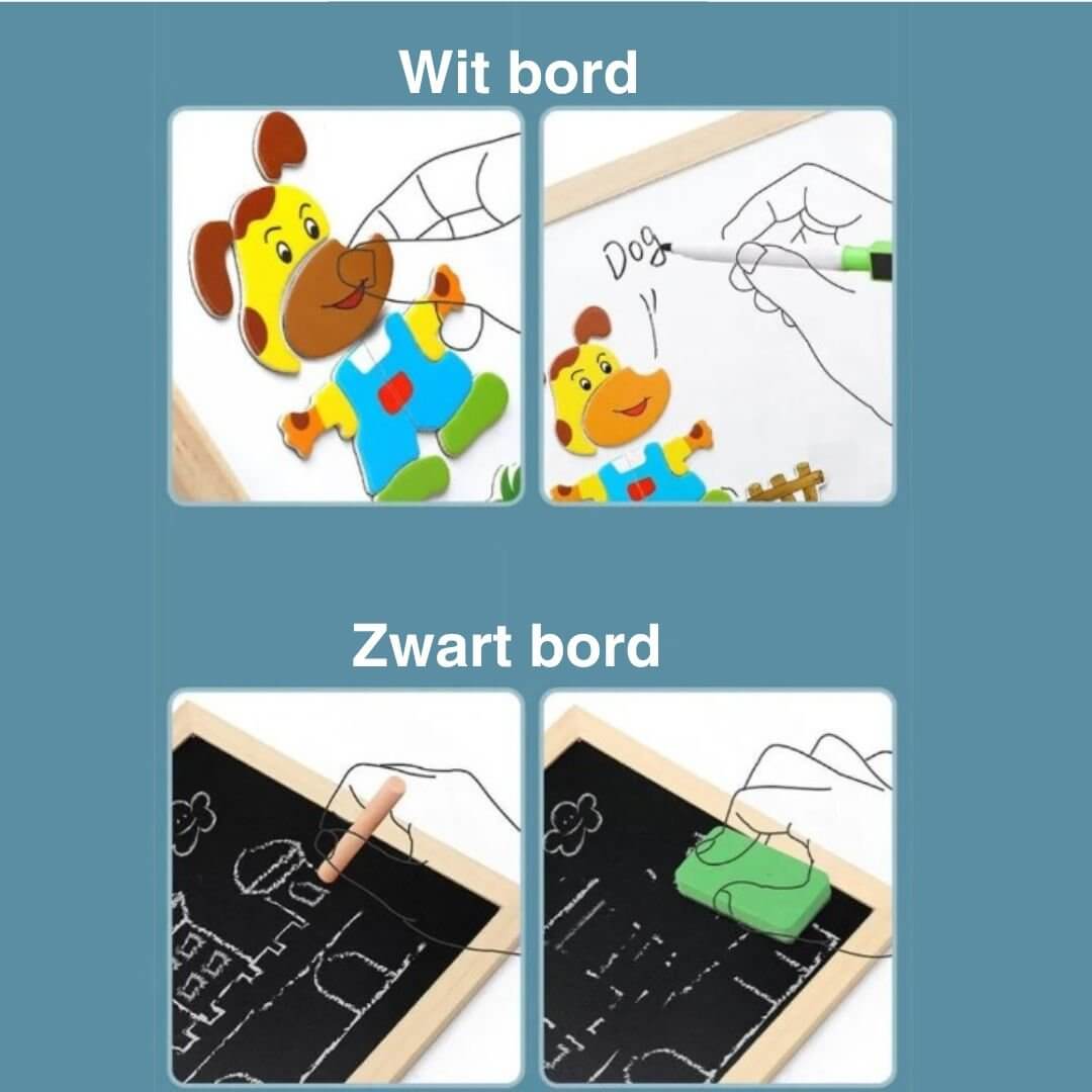 Doppelseitiges Zeichenbrett für Kinder