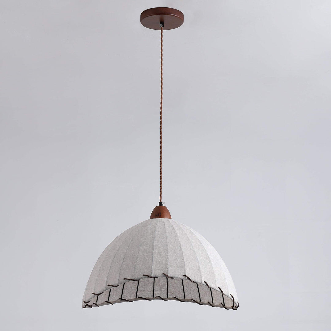 Holz & Stoff Hängeleuchte