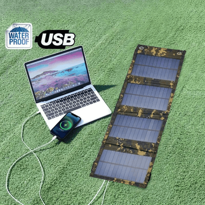 Chargeur solaire pliable 12W - panneau solaire