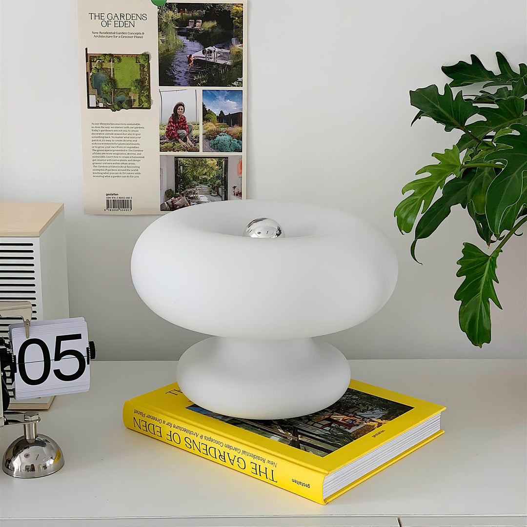 Lampe de table Donut design moderne éclairage intérieur LED