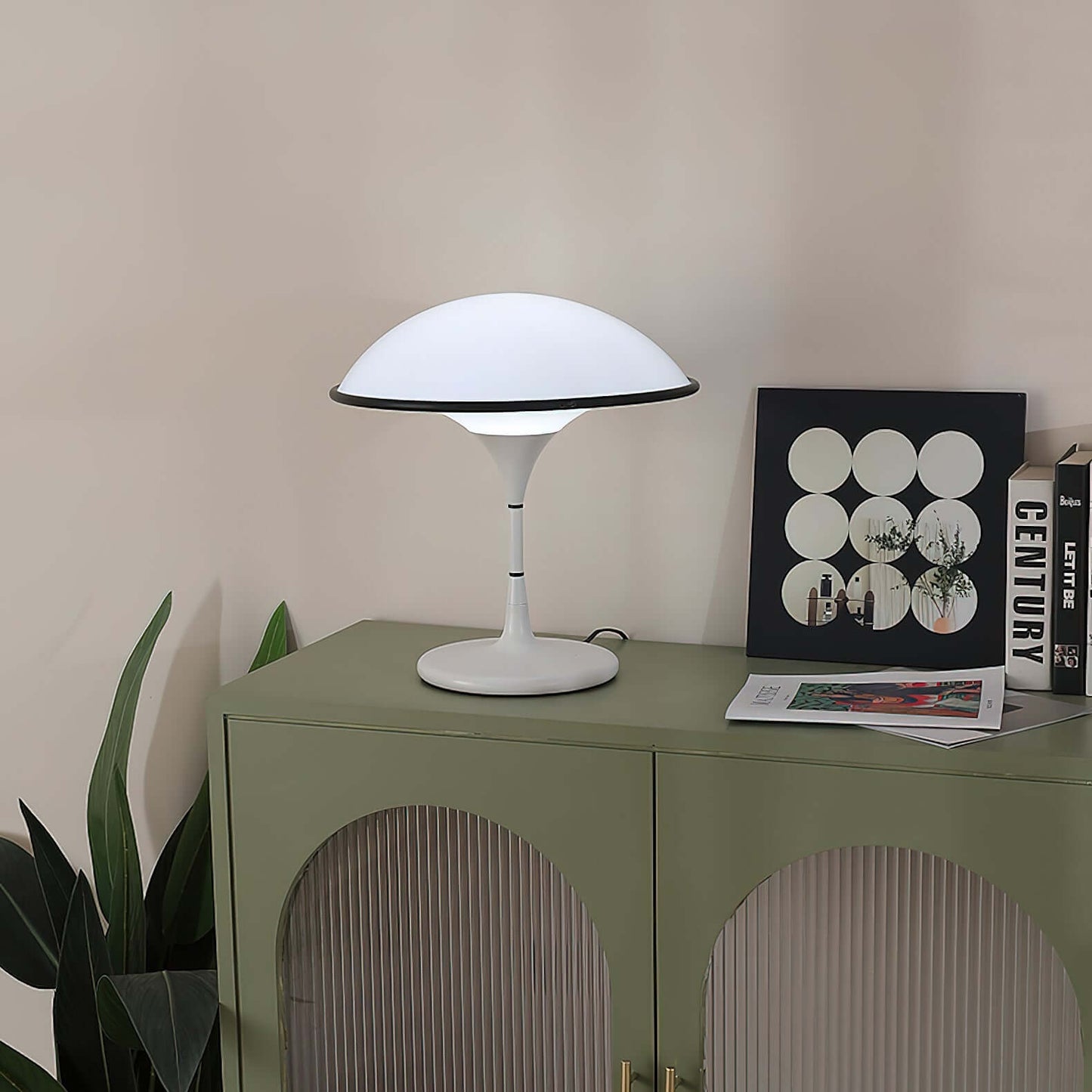 Designer Tischlampe Fontana Schwarz