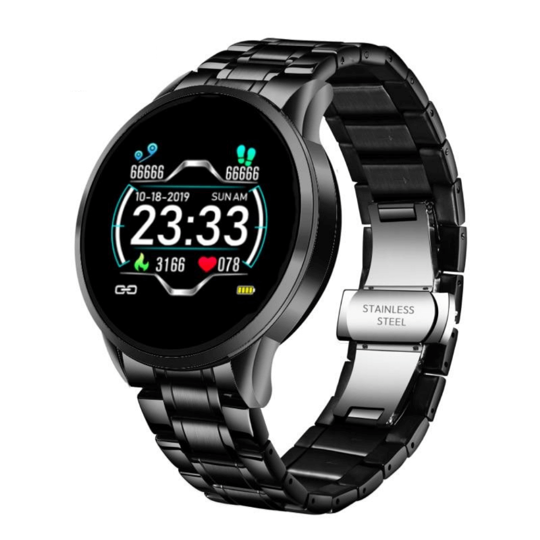 Klassische Smartwatch mit Fitness-Tracker