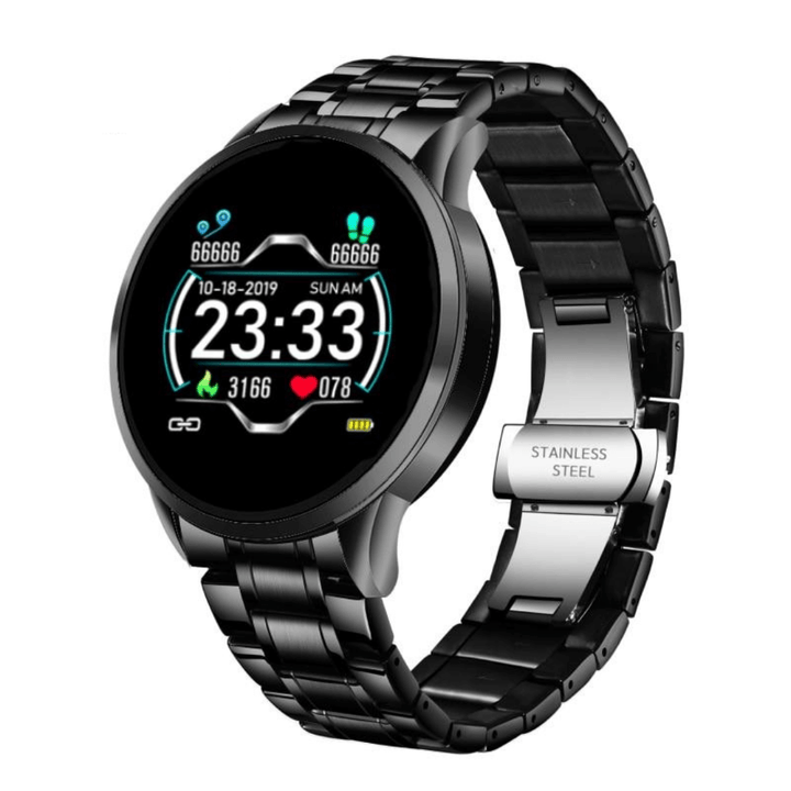 Klassische Smartwatch mit Fitness-Tracker