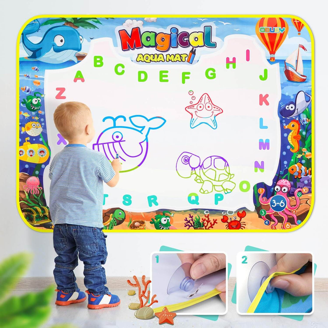 Wassermalmatte für Kinder - Kreative Malunterlage 100x80cm