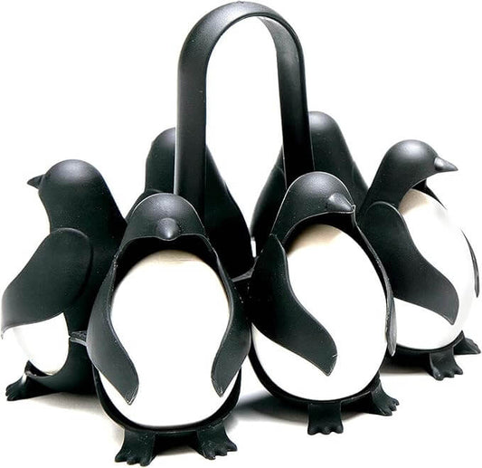 Cuiseur à œufs pingouin mignon - Support à œufs 3 en 1