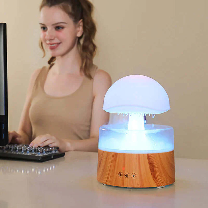 Ultraschall Luftbefeuchter mit Nachtlicht & Aroma Diffusor