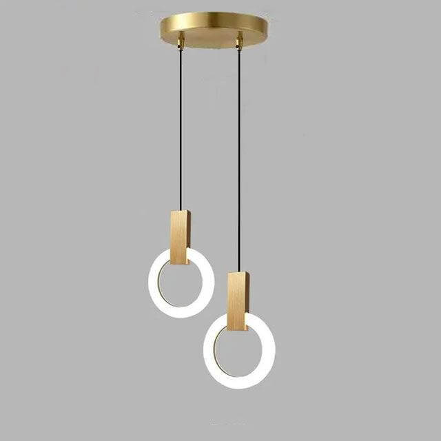 Moderne LED Ring Pendelleuchte