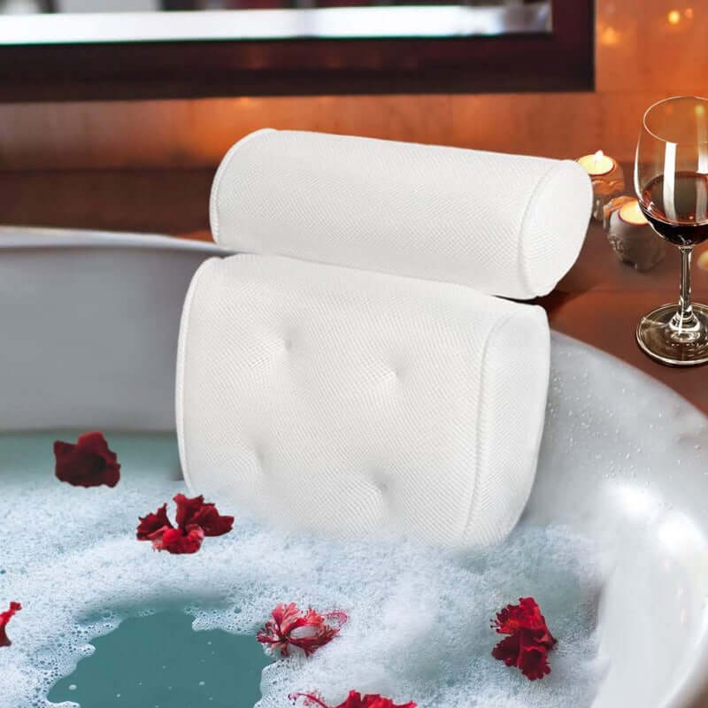 Ergonomisches Badekissen mit Saugnäpfen