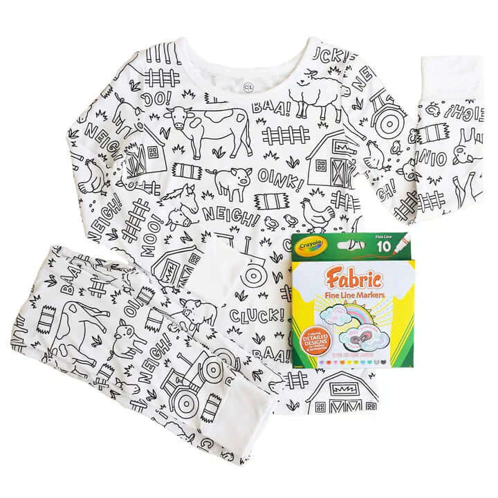 Pyjama créatif pour enfants - Peinture et rêve