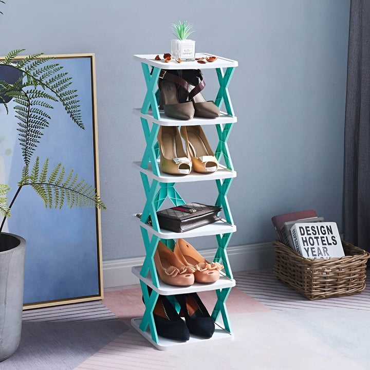 Faltbares Schuhregal Organizer - Platzsparend & Vielseitig