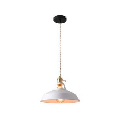 Lampe suspendue LED colorée au design moderne en métal