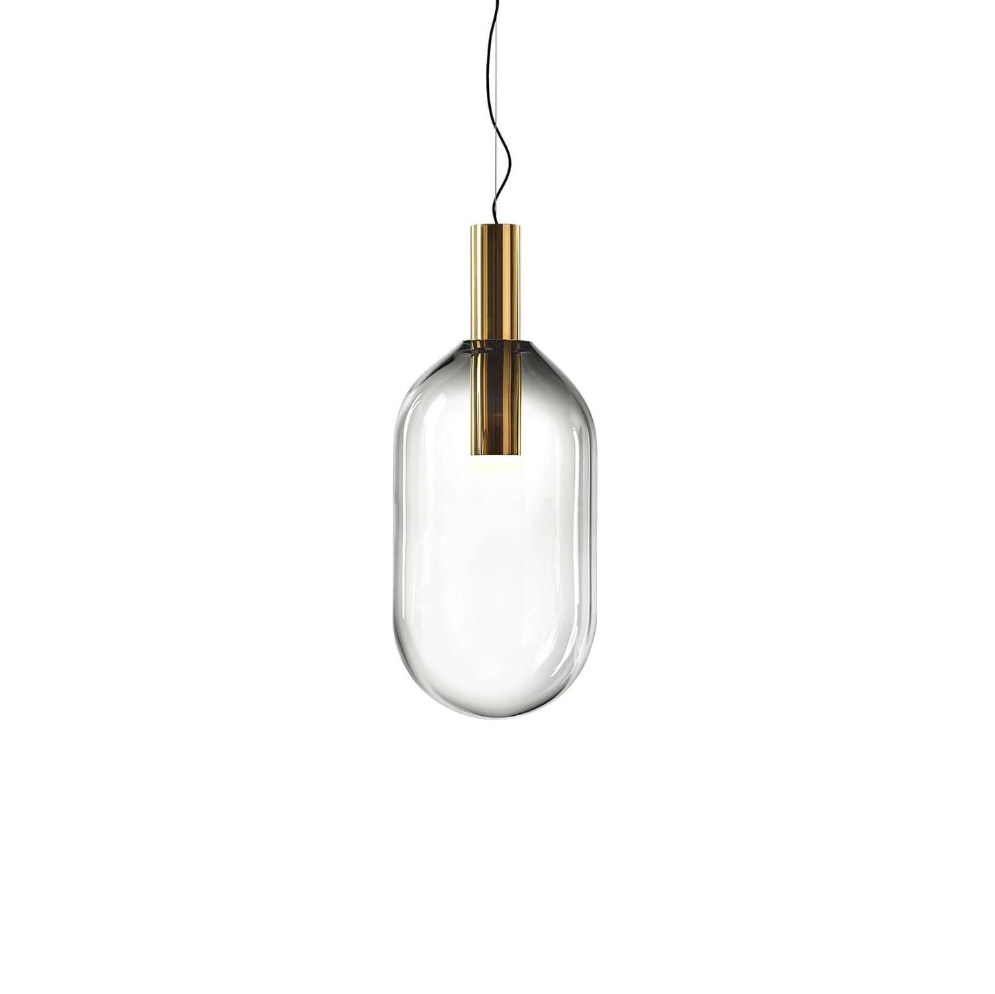 Elegante Pendelleuchte Glas & Metall