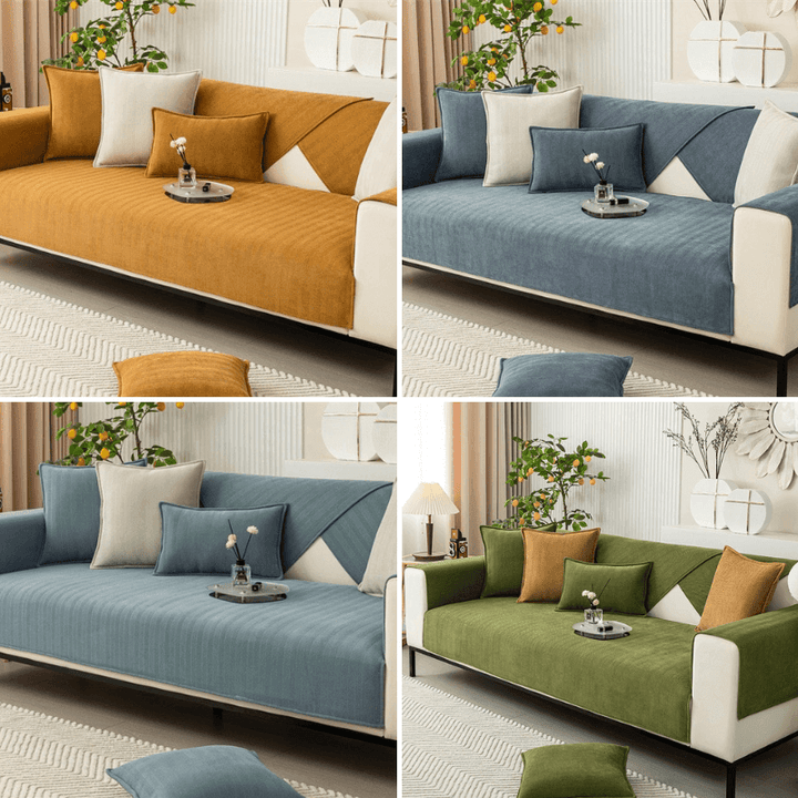 Sofabezug Antirutsch Fleece, Schutzhülle Couch