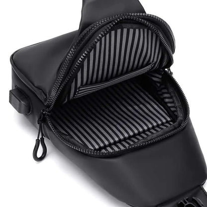 Sac à bandoulière étanche avec USB