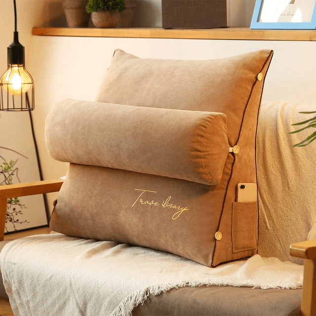 Coussin de soutien dorsal triangulaire pour plus de confort