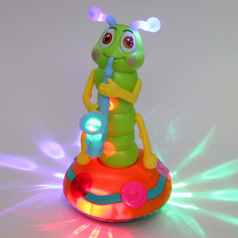 Interaktive Musik-Raupe - Baby-Spielzeug mit Licht & Geräuschen