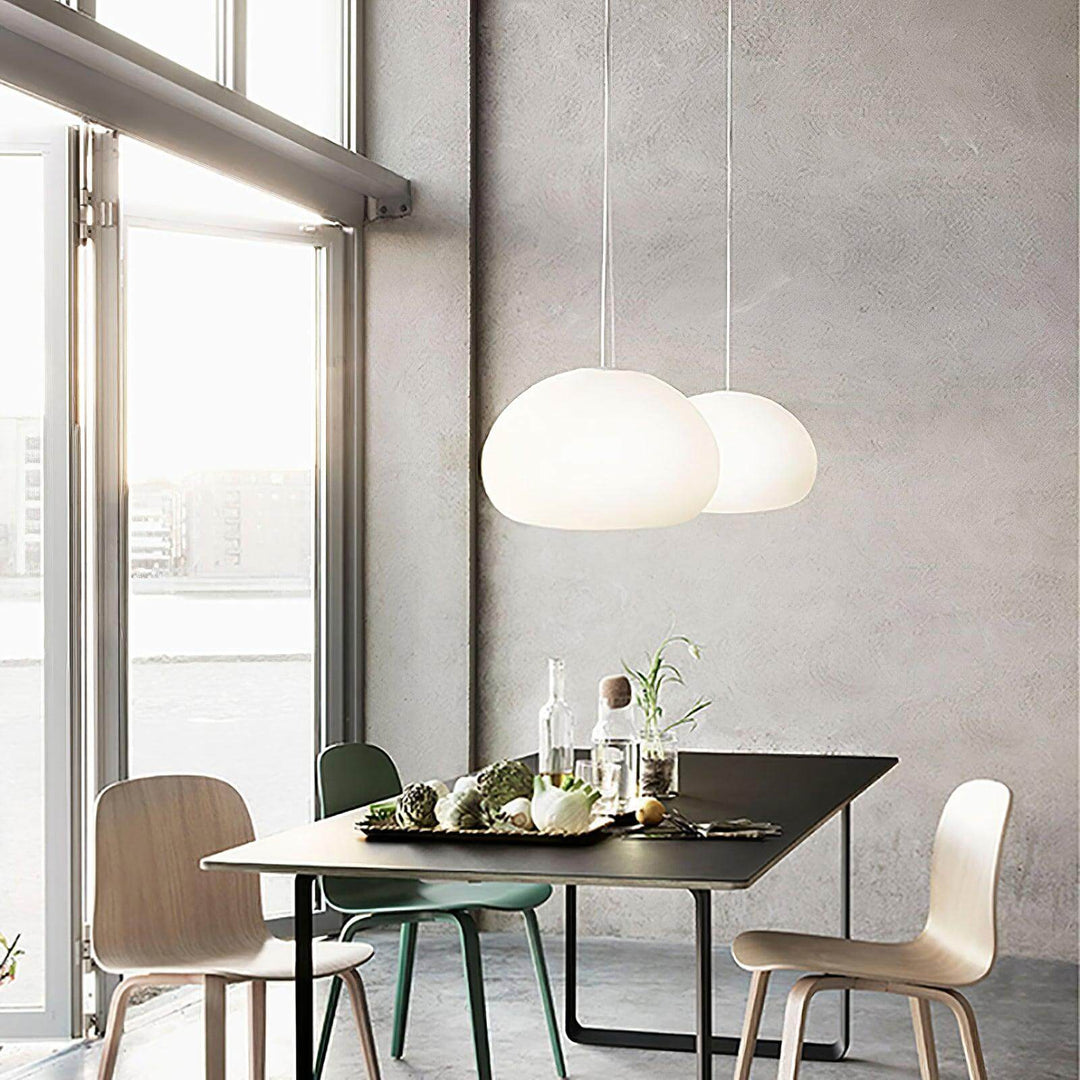 Moderne Glas-Pendelleuchte