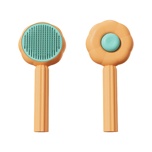 Brosse autonettoyante pour chat pour un toilettage facile