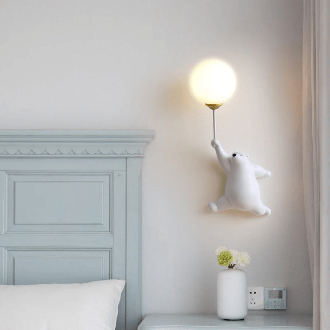 LED-Wandleuchte Bär Design Kinderzimmer