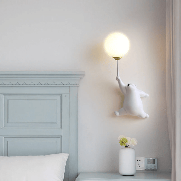 LED-Wandleuchte Bär Design Kinderzimmer