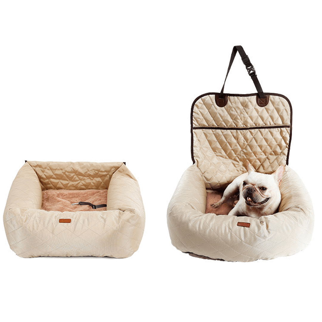 Siège auto et panier de voyage pour chien : sûr et confortable
