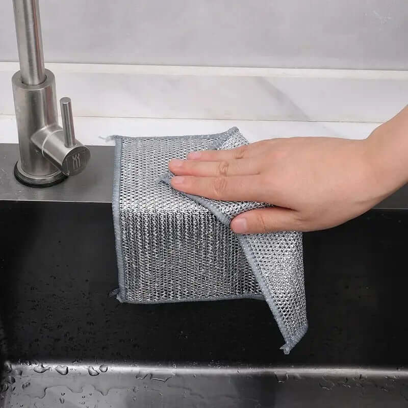 Hochwertige Silberdraht-Spüllappen