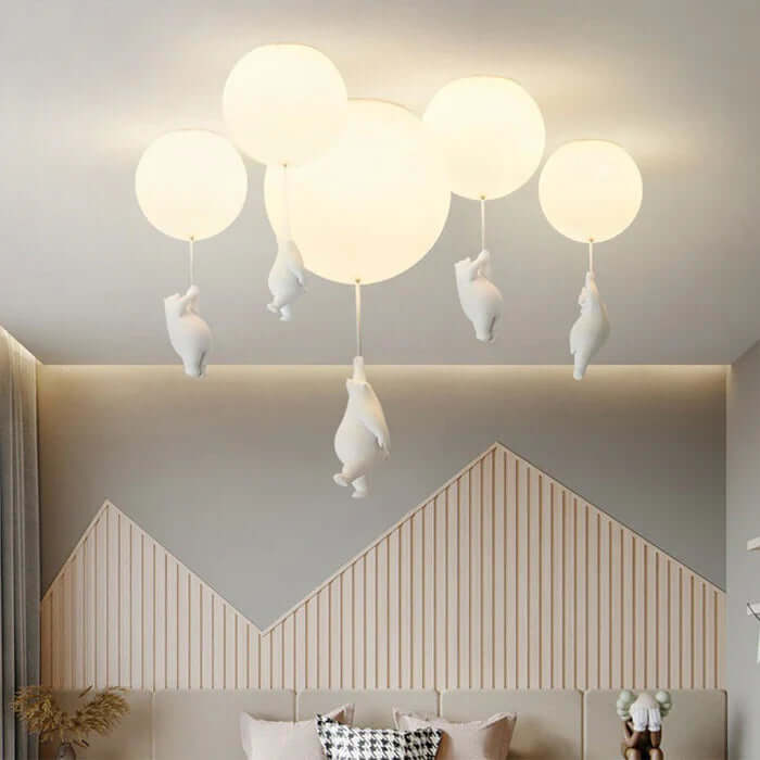 Kinderzimmer Deckenleuchte Bär & Ballon