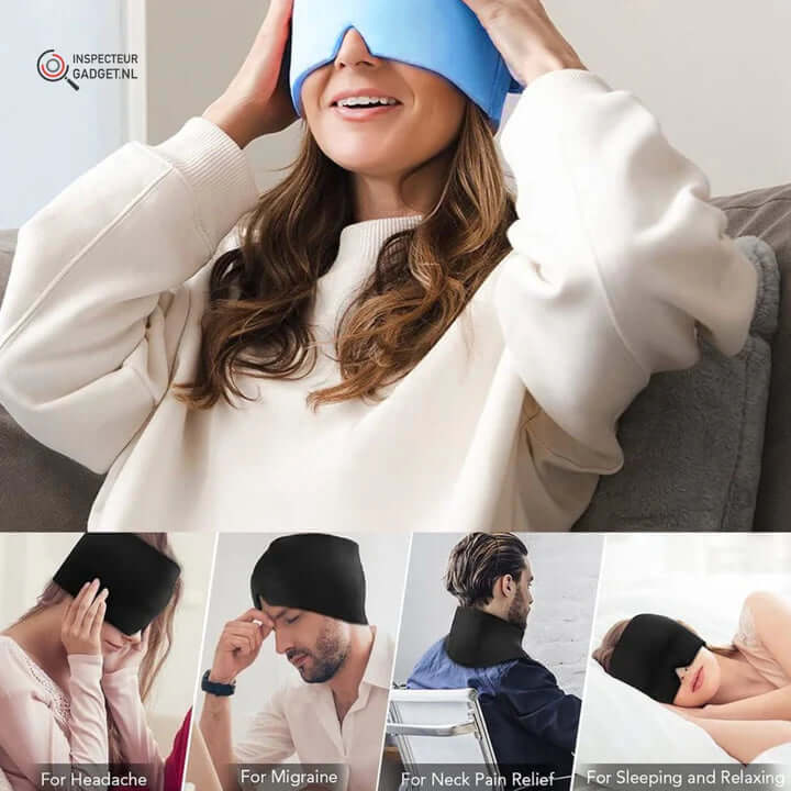 Schmerzlindernde Augenmaske mit Kälte-Wärmetherapie