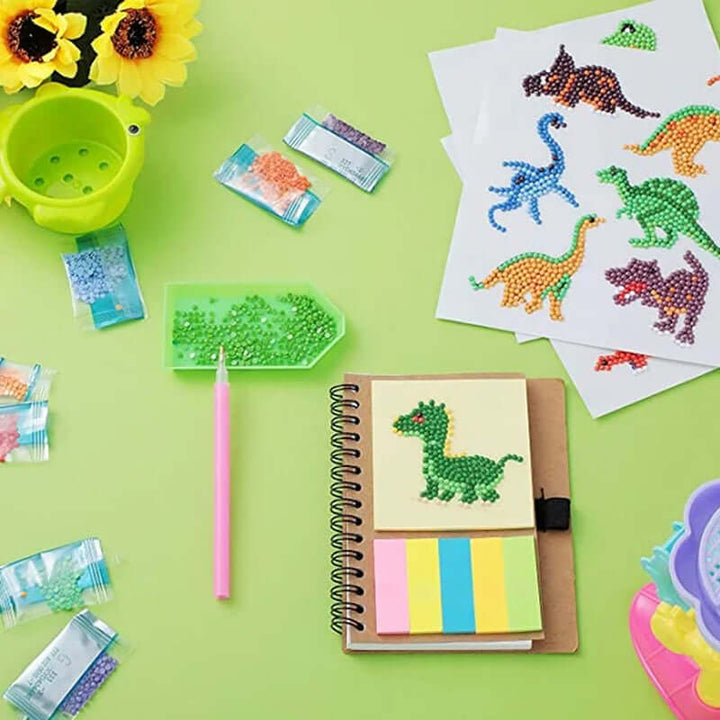 Kinder-Diamant-Sticker Set - Glitzernde Bastel-Steine