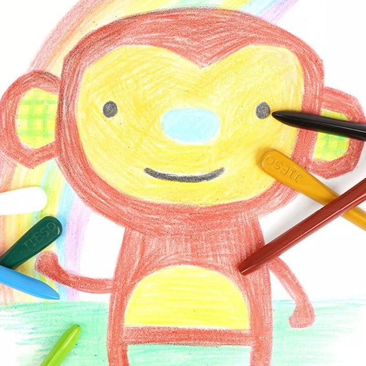 Coffret créatif - Crayons de cire colorés fabriqués à partir de matériaux organiques