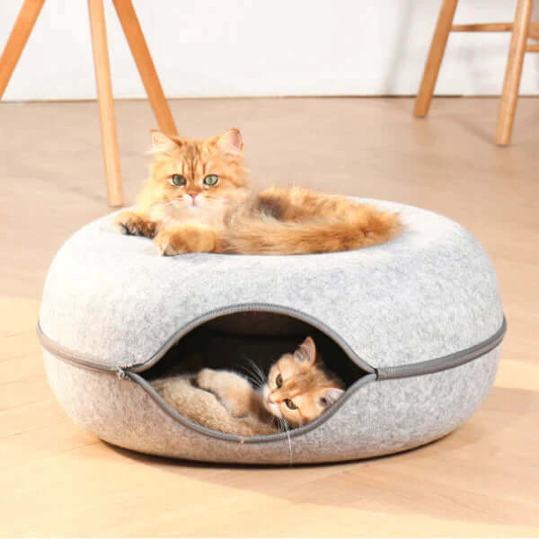Lit luxueux pour chat et grotte de jeu