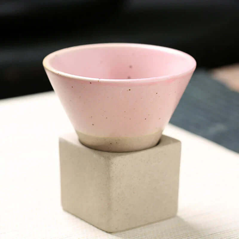 Handgefertigte Keramik Teetasse - Japanischer Stil