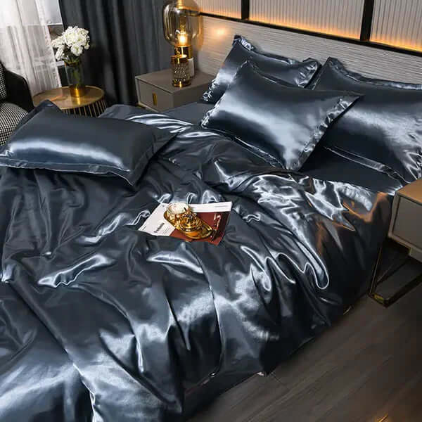 Satin Bettbezug Set - Luxuriös & Weich