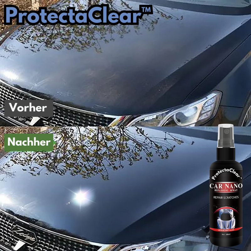 "50ml Autolack Kratzentferner mit Hochglanz Finish, schützt vor Kratzern, einfache Anwendung, kleines transparents Fläschchen