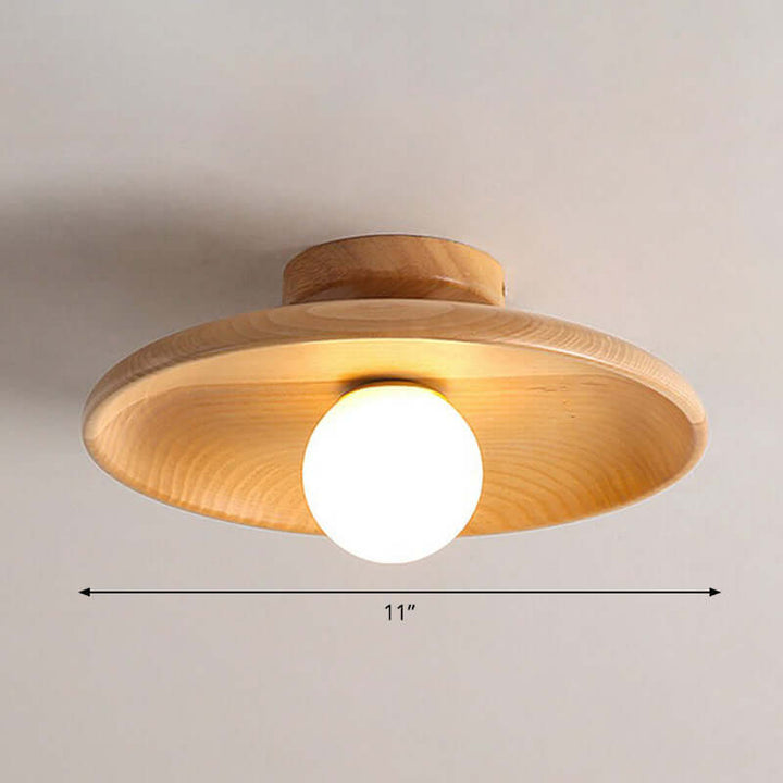 Flache Deckenleuchte Schale Modern