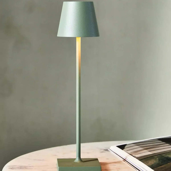 Dimmbare LED Tischleuchte, 38cm, Akku & Touch