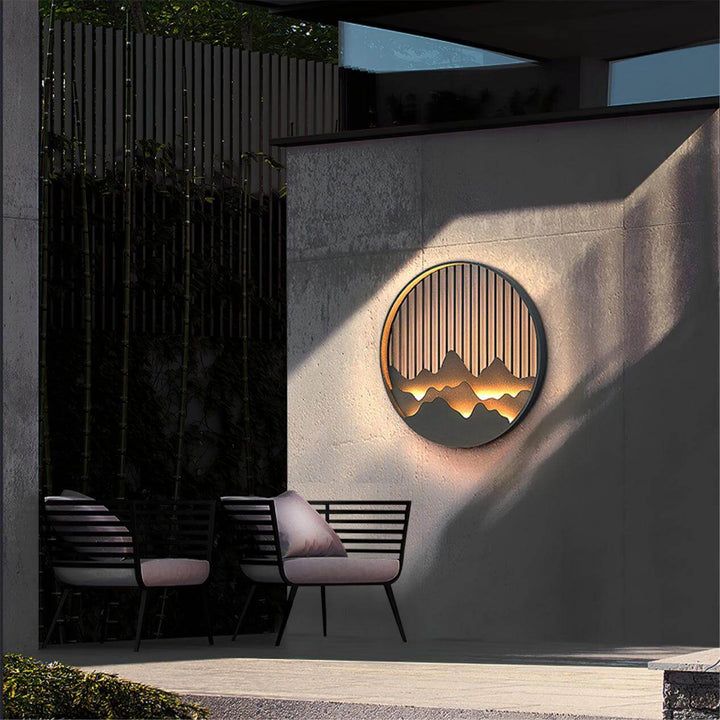 Applique murale LED d'extérieur, étanche, design moderne
