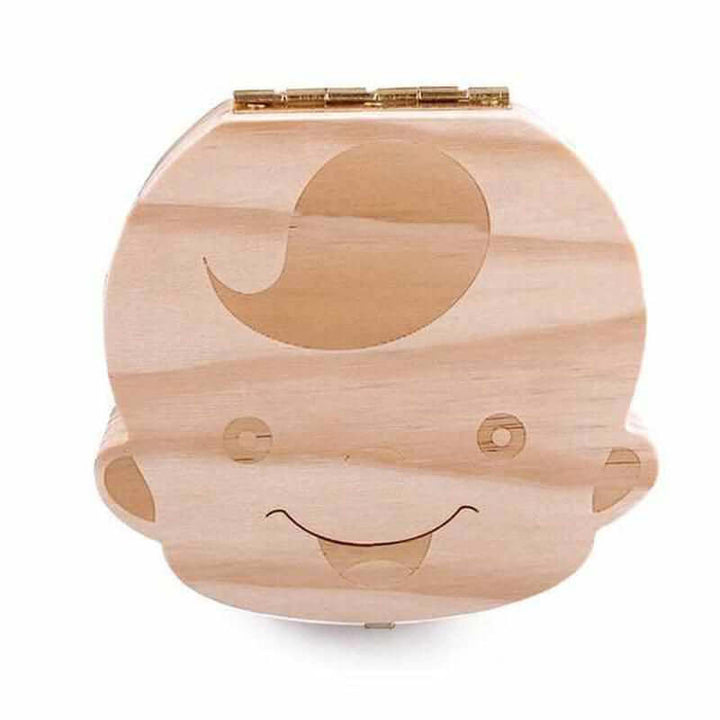 Holz-Milchzahnbox für Kinder - Erinnerungsbox