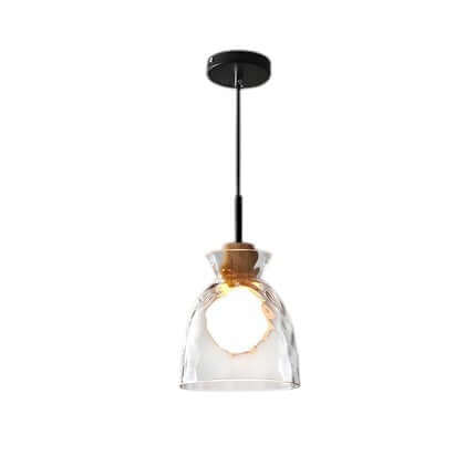 Moderner Glas-Kronleuchter, 1/3 Köpfe
