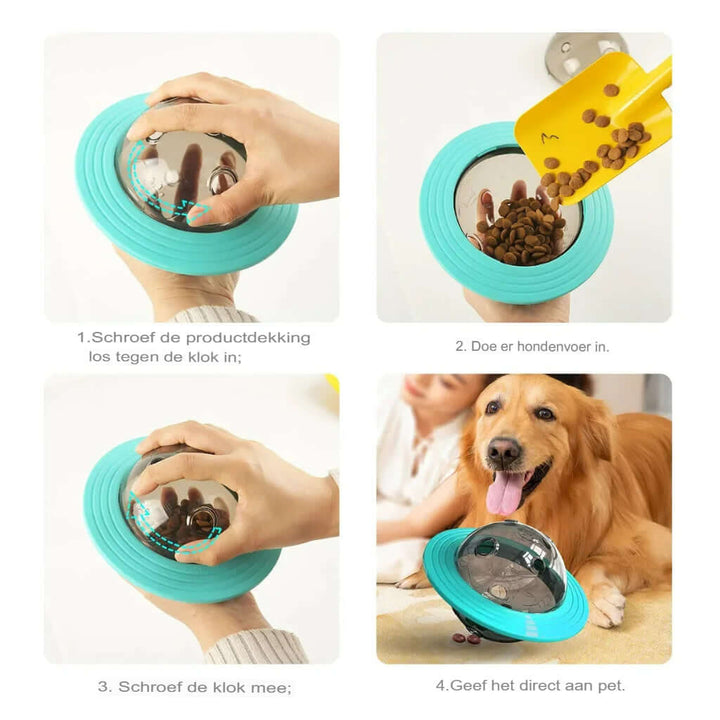 Interaktives Hundespielzeug mit Leckerli-Funktion